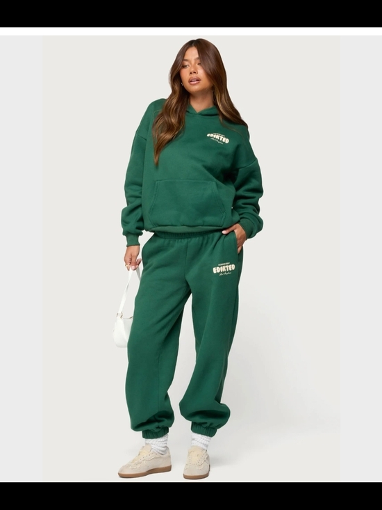 Edikted Pants - Edikted Lounge Edit Forest Green Hoodie NWT